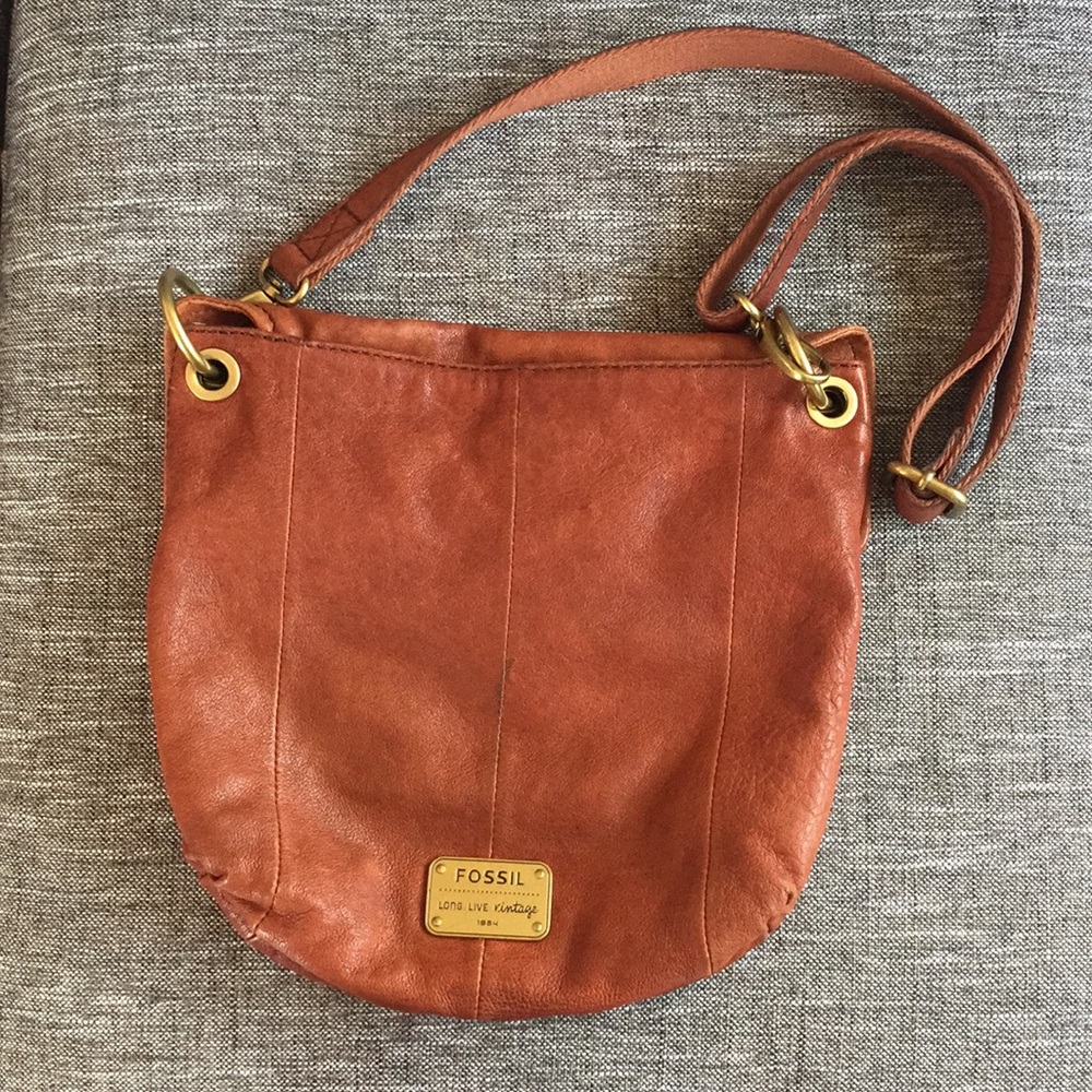 Leather Fossil Crossbody Bag